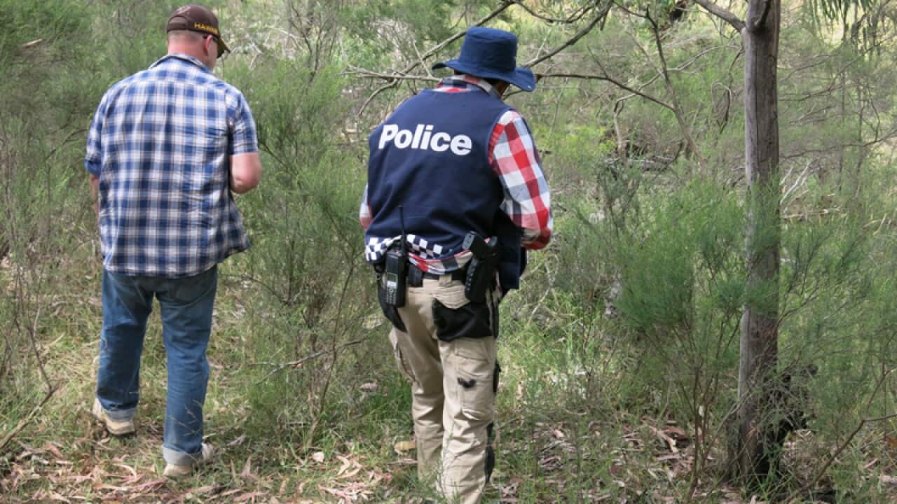 Police and SES volunteers search for missing mother Karen Ristevski