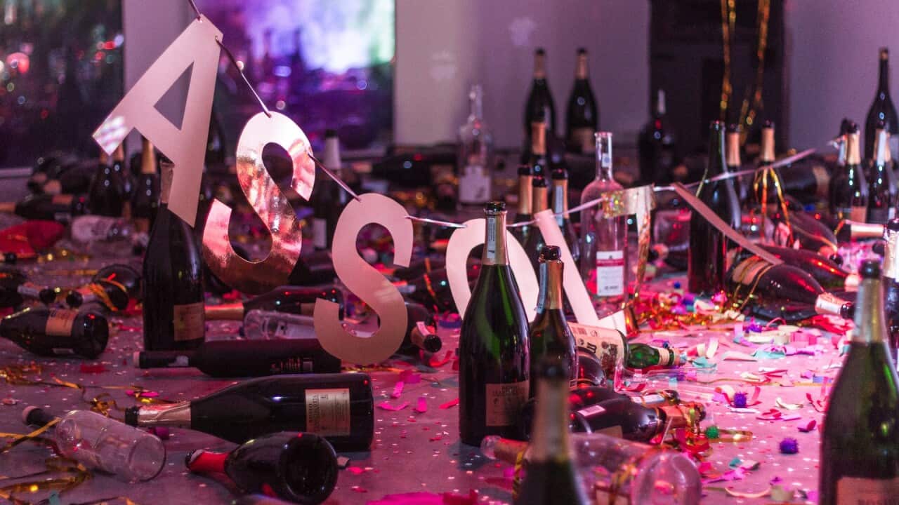 A contemporary art installation by artists Goldschmied & Chiari.