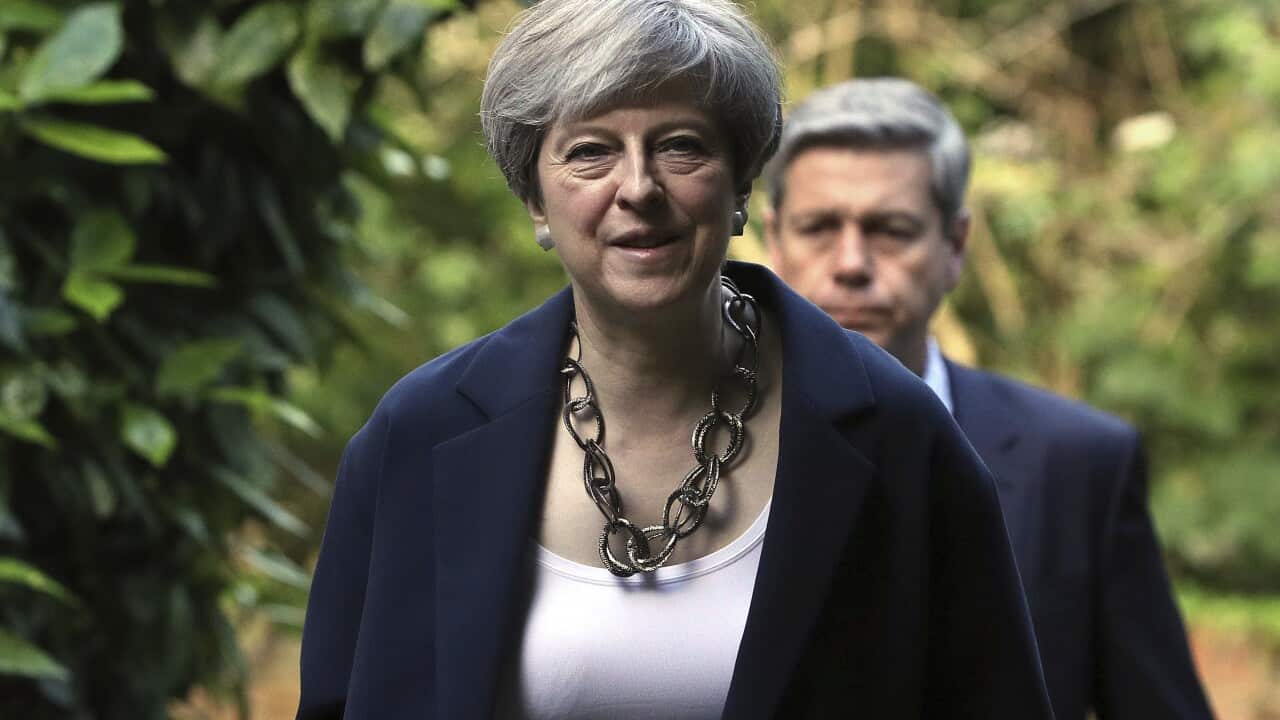 Britain's Prime Minister Theresa May