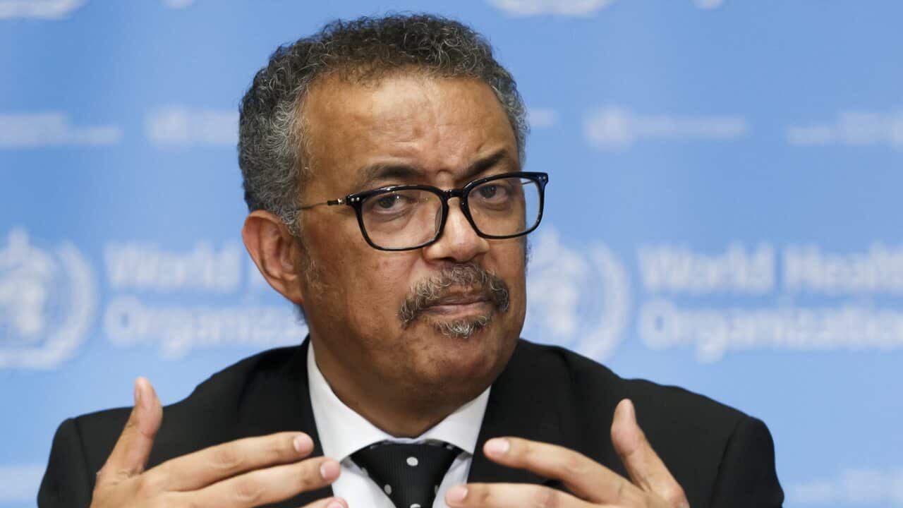 WHO director-general Tedros Adhanom Ghebreyesus.