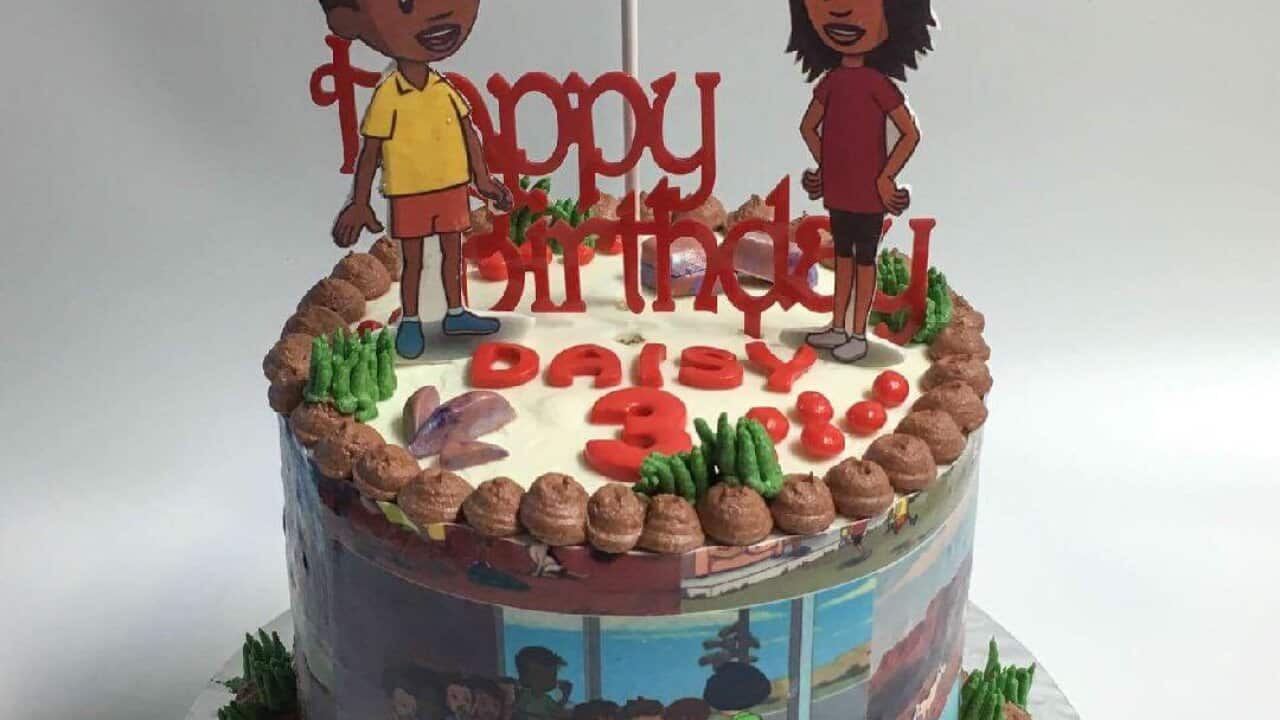 Little J and Big Cuz cake.