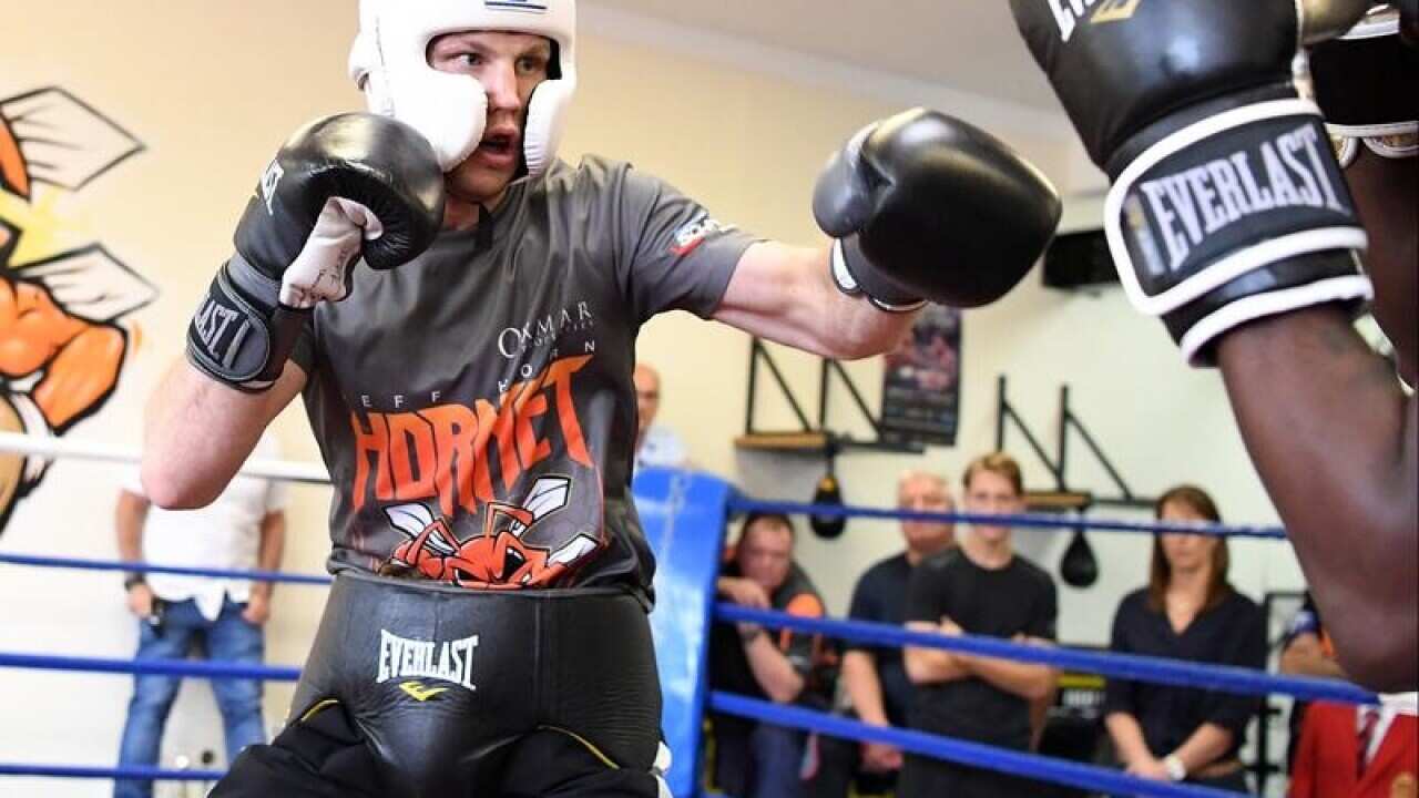 Australian boxer Jeff Horn