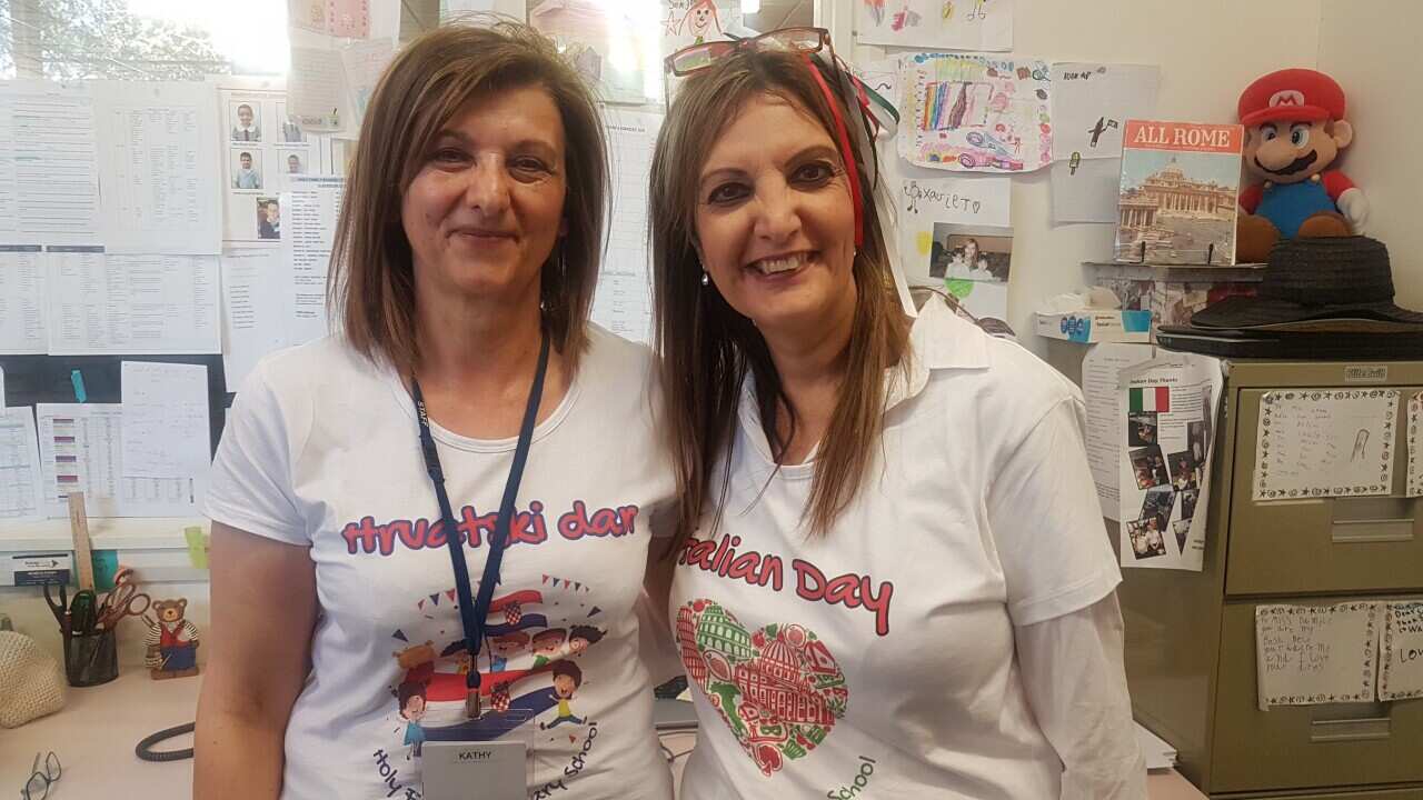 Katica Perinac and Grace Daniel at the Croatian and Italian day 