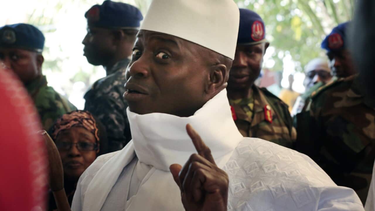 Gambia's president Yahya Jammeh