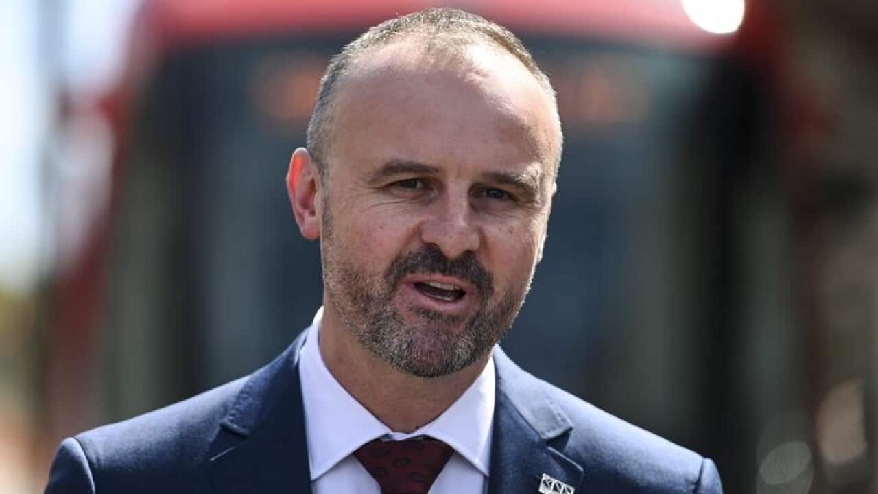 ACT Chef Minister Andrew Barr