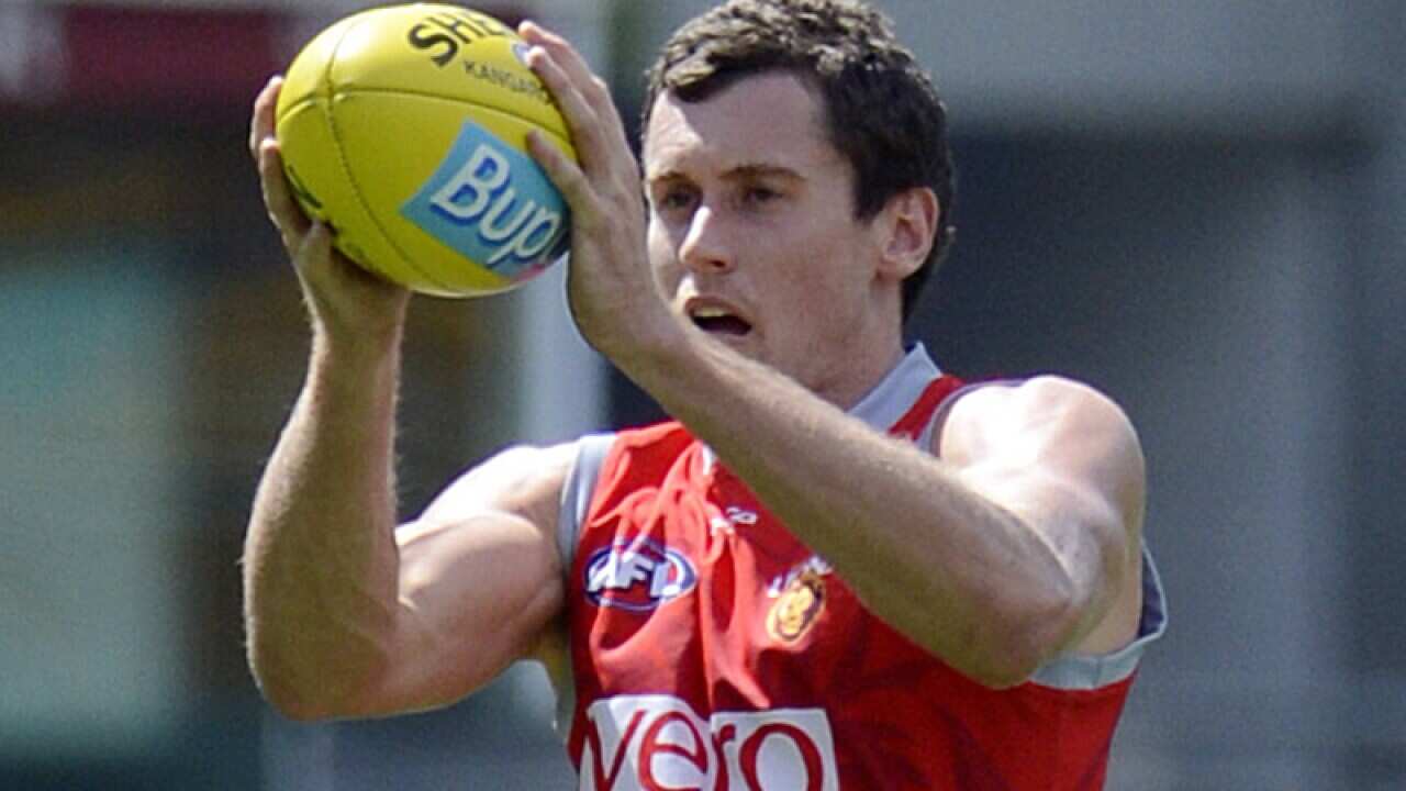 Brisbane Lions player Matthew Leuenberger.
