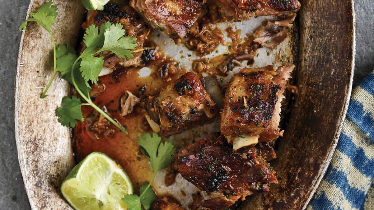 Vietnamese spareribs with chile and lemongrass