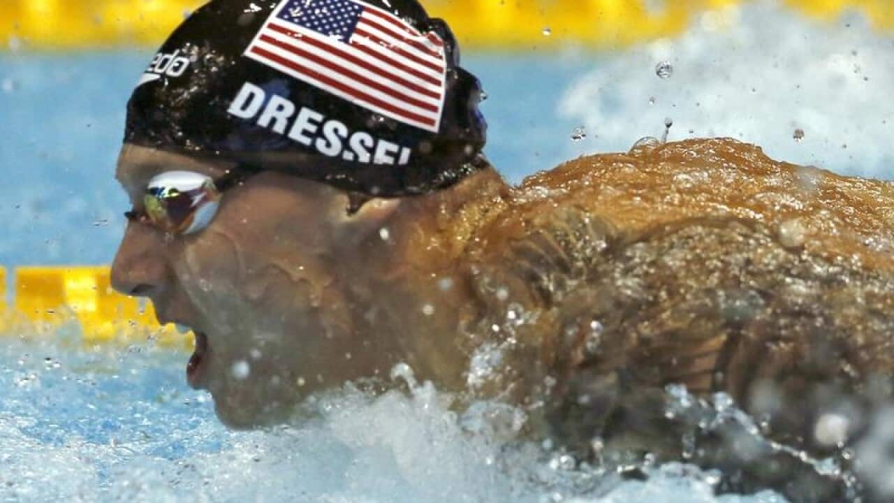 American swimmer Caeleb Dressel