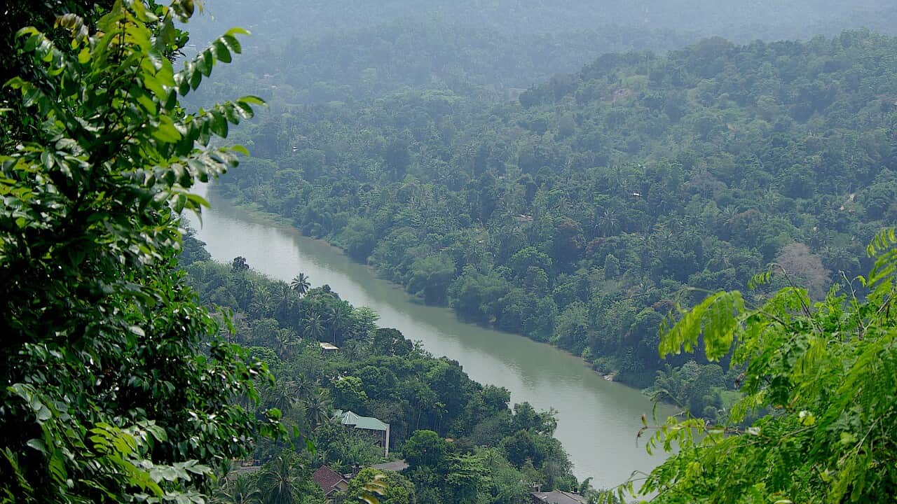 The Mahaweli River, Sri Lanka.