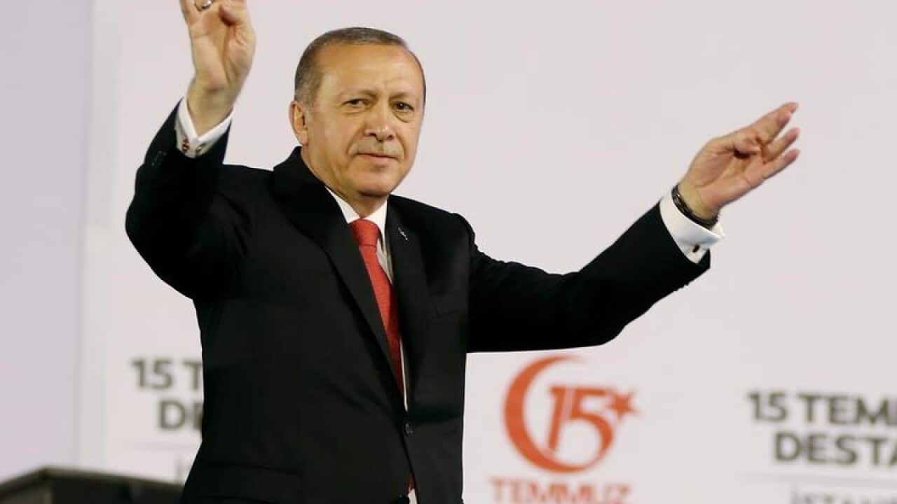 Turkey's President Recep Tayyip Erdogan