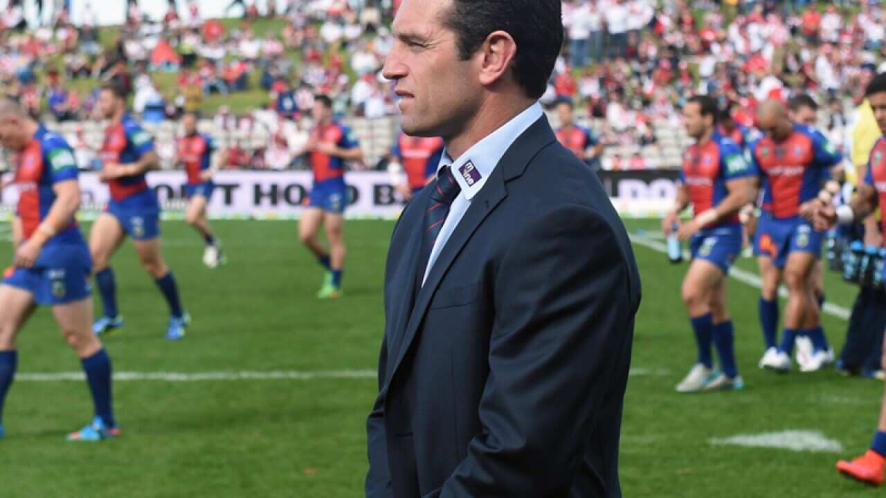 Newcastle Knights coach Danny Buderus