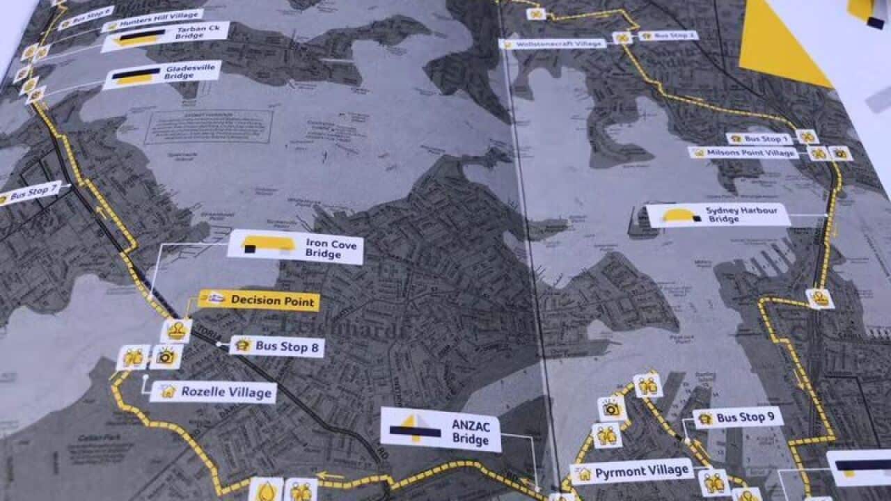 7 Bridges Walk Map