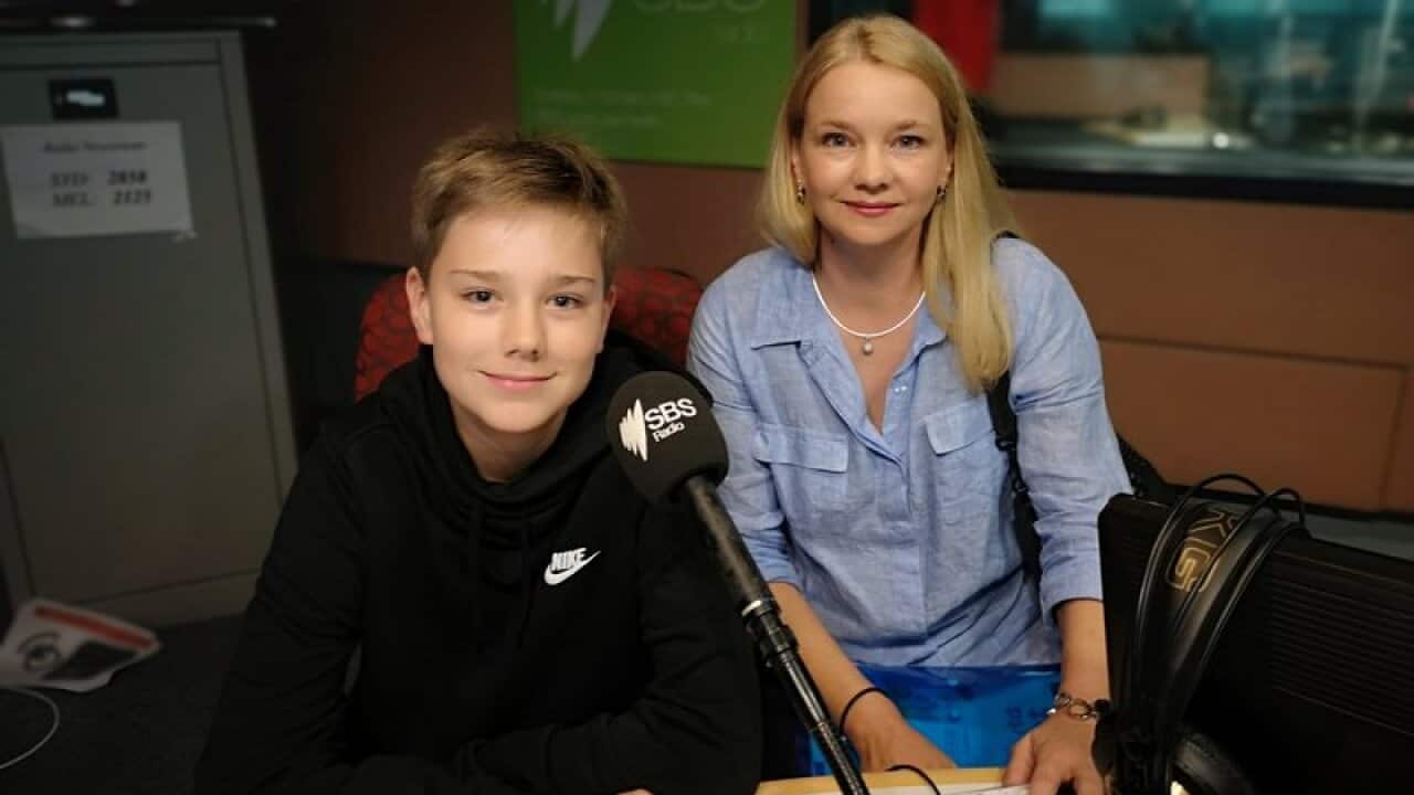 Linus und Simone Hessling im SBS Studio