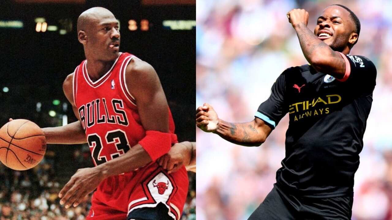 Michael Jordan and Raheem Sterling