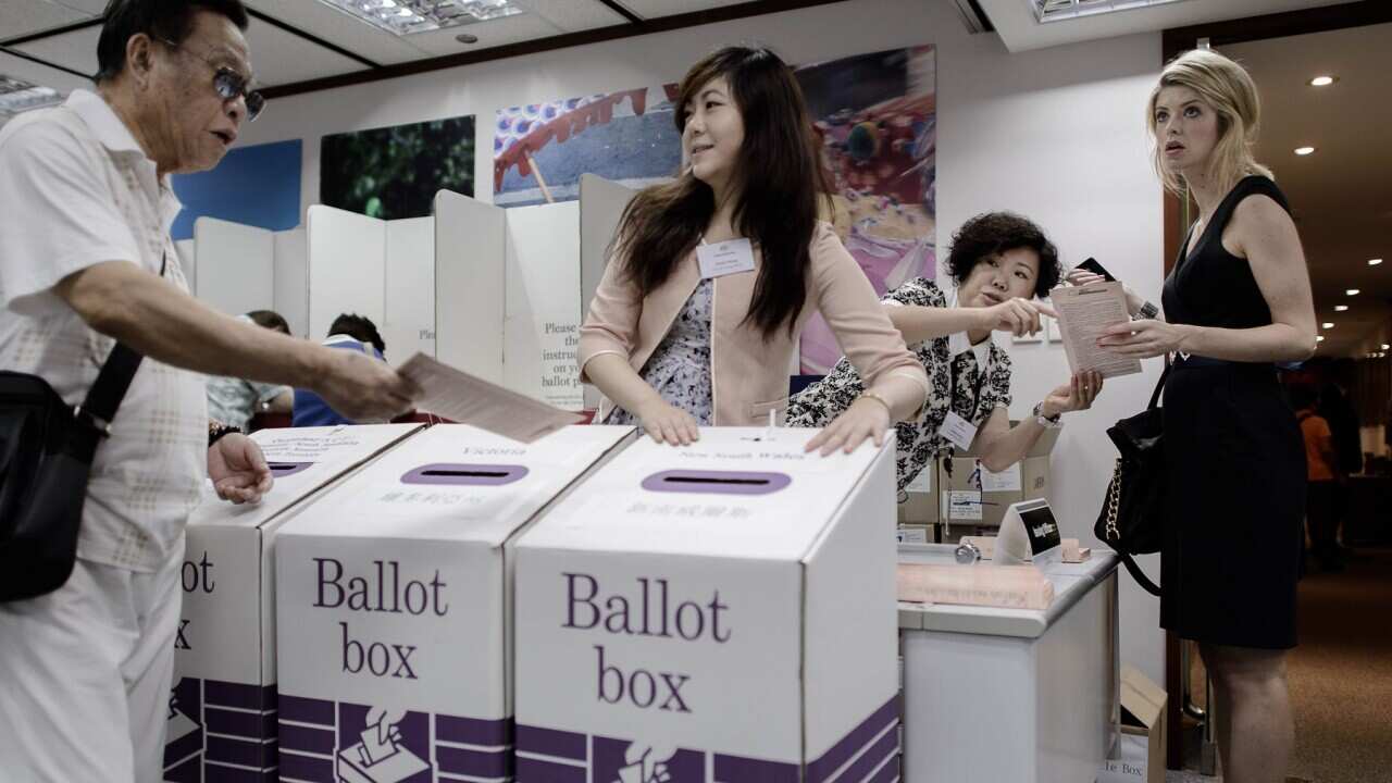 HONG KONG-AUSTRALIA-ELECTION-VOTE
