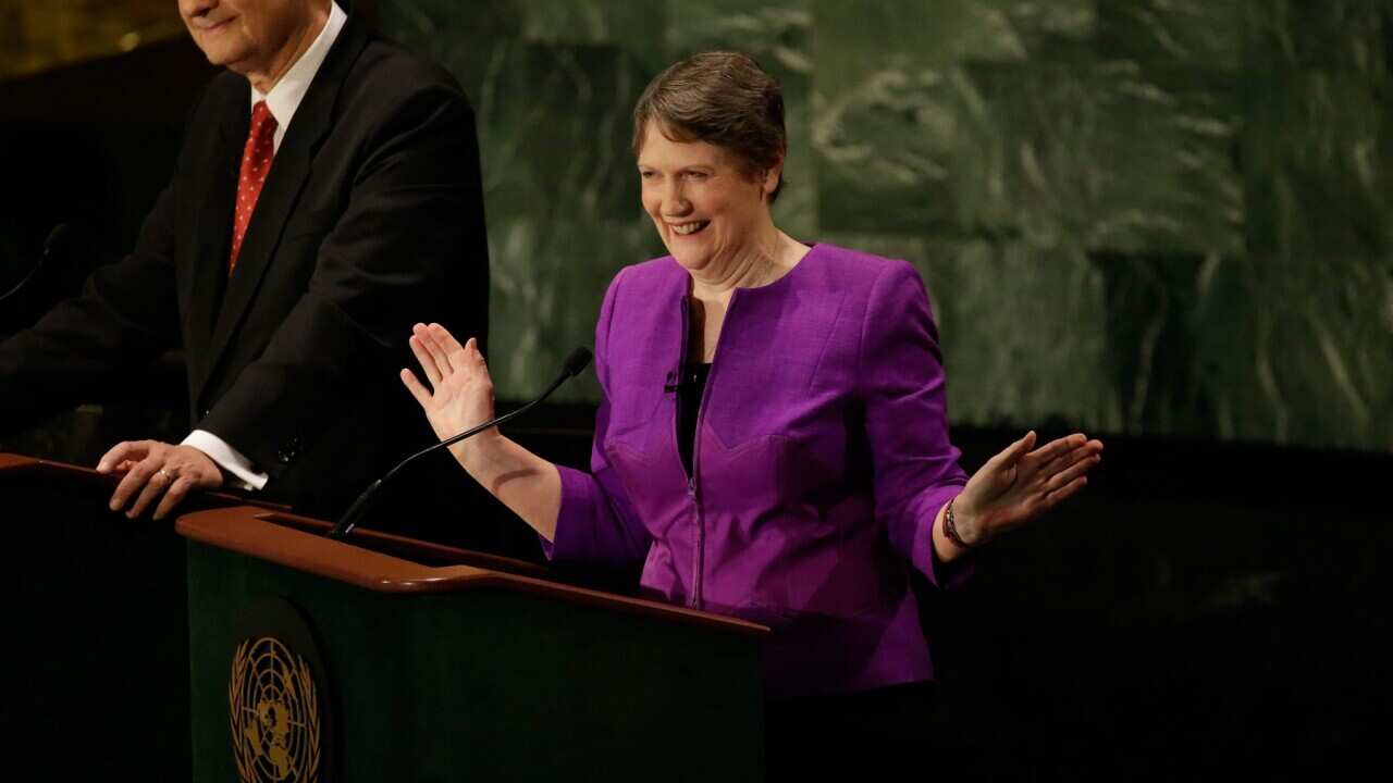 Former New Zealand prime minister Helen Clark