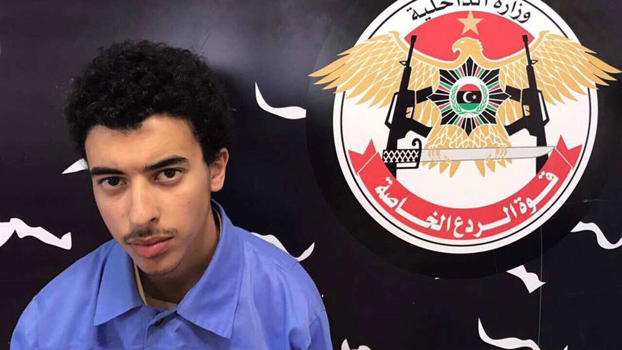 Hashem Abedi, the younger brother of Manchester Arena bomber Salman Abedi after he was arrested in Tripoli, Libya.