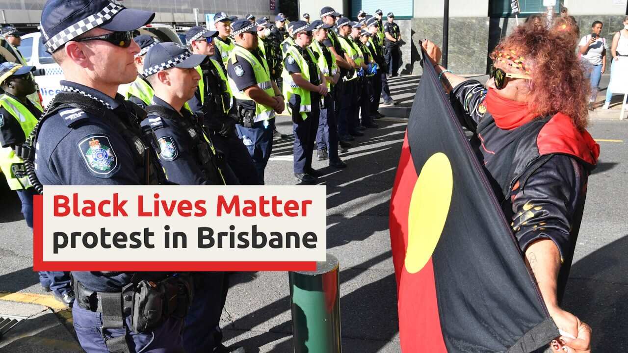 Brisbane Black Lives Matter protest blocks roads as police make arrests