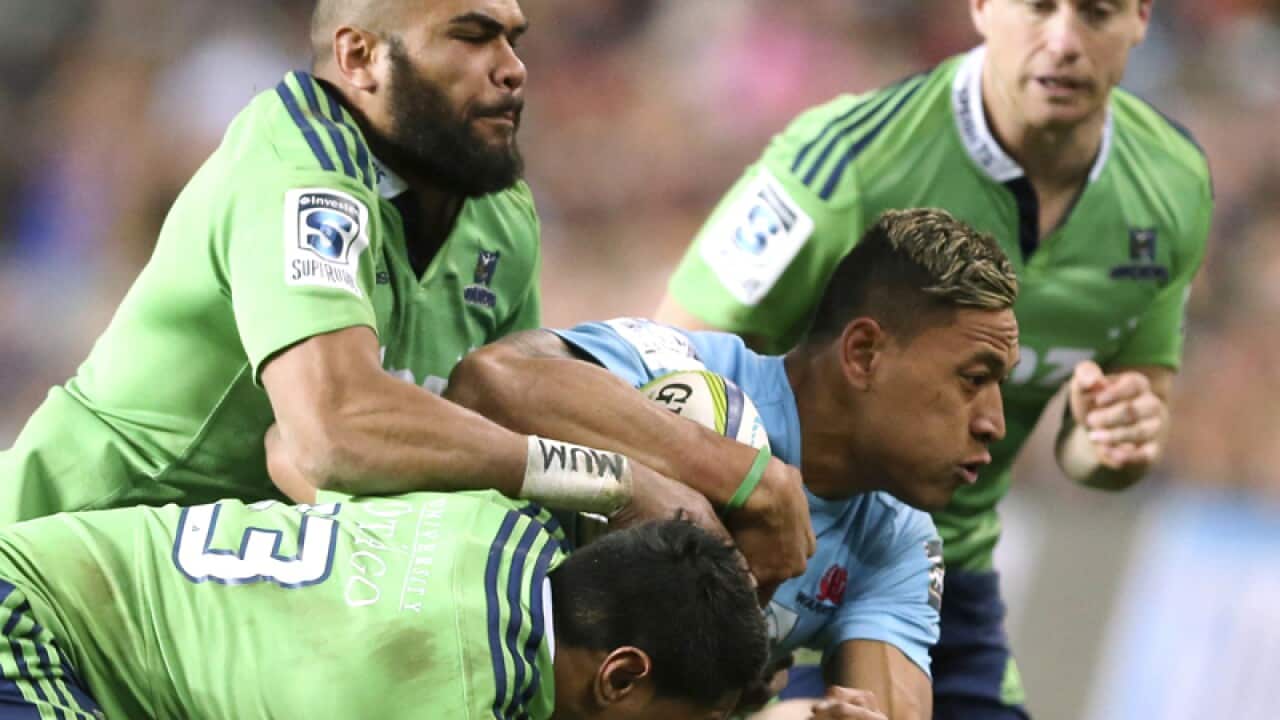 Highlanders tackle Israel Folau