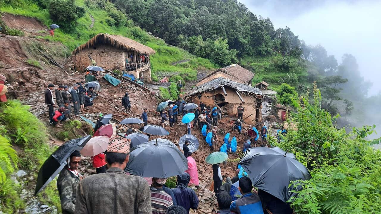 Landslides in Jajarkot, one of the many places in Nepal impacted by recent heavy rainfall