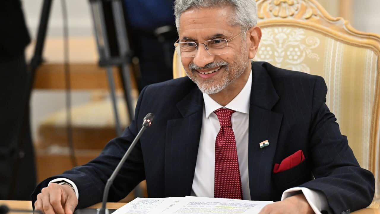 Negotiations between Russian Foreign Minister Sergei Lavrov and Foreign Minister of the Republic of India Subrahmaniyam Jaishankar at the Reception House of the Russian Foreign Ministry.