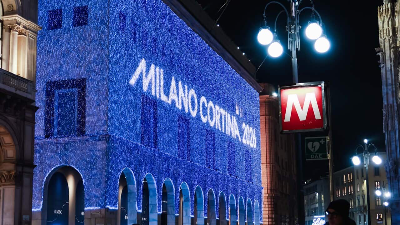 Milan, Preparations for the XXV Olympic and Paralympic Winter Games in Milan Cortina 2026 two weeks before the start of the Olympics