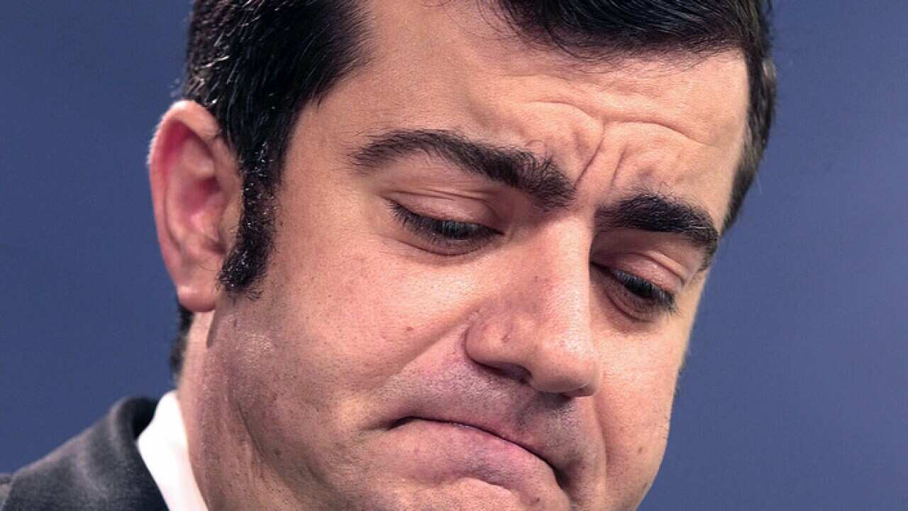 Senator Sam Dastyari holds a press conference in Sydney,