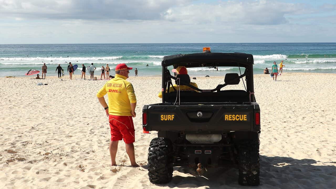 Lifesavers at Bondi Beach in Sydney