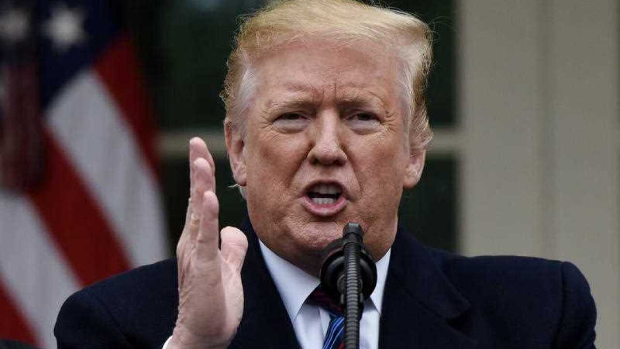 Trump speaks in Rose Garden