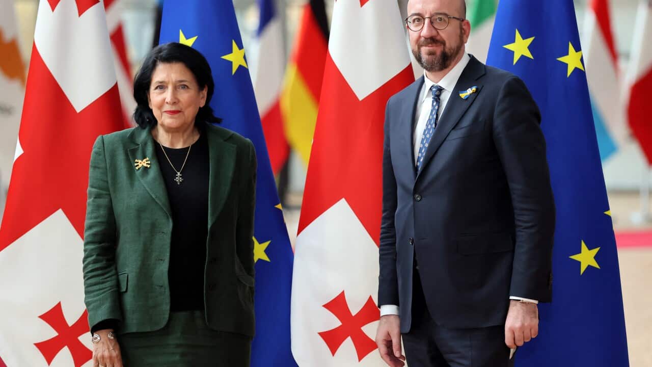 BELGIUM-EU-GEORGIA-DIPLOMACY