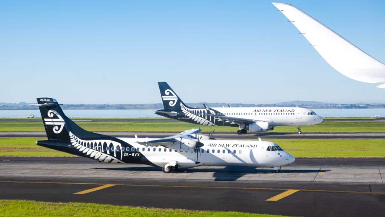 Two Air New Zealand planes