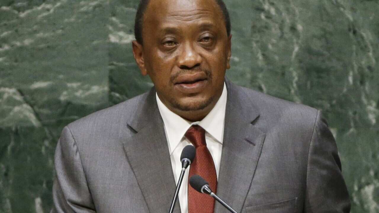Kenyan President Uhuru Kenyatta