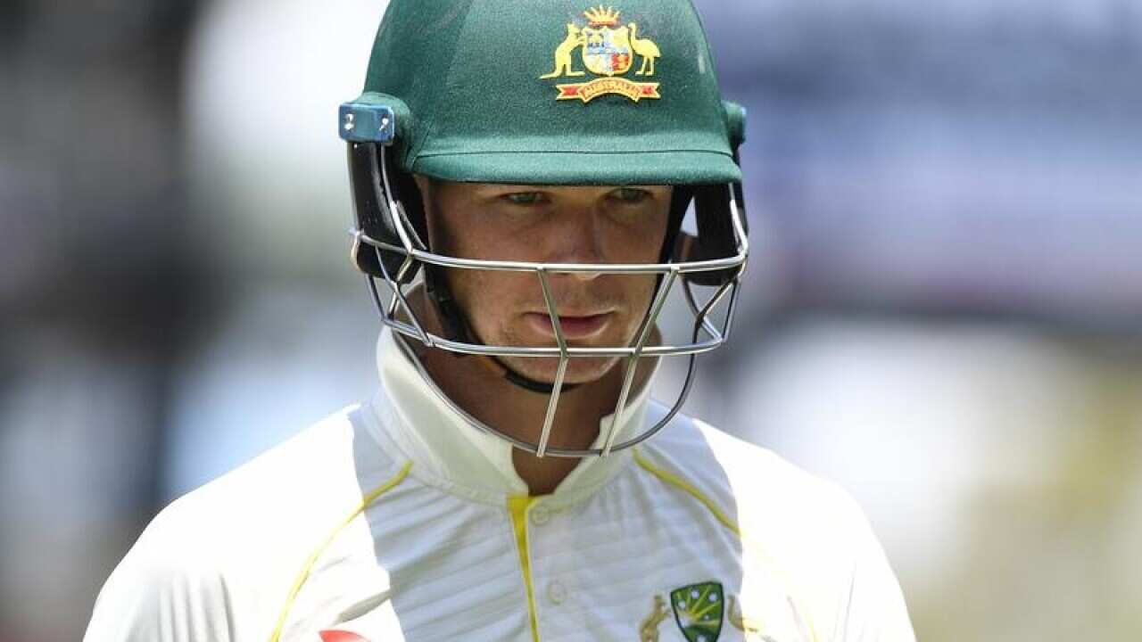 Australian batsman Peter Handscomb.