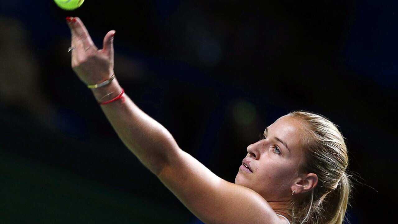 Slovakian tennis player Dominika Cibulkova
