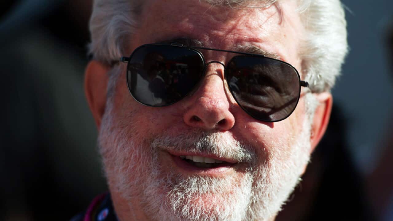 US film director George Lucas