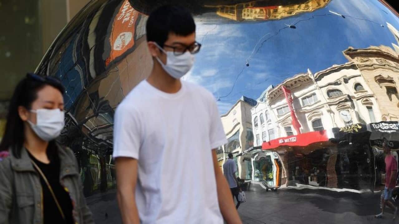 People walking through Rundle Mall in Adelaide (file image)