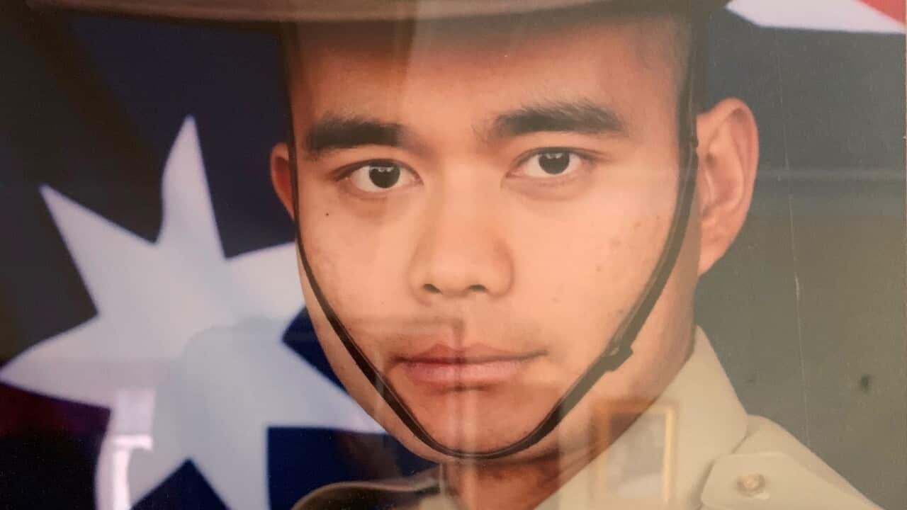 Justin a former Karen refugee who is currently serving in the Australian Defence Force.
