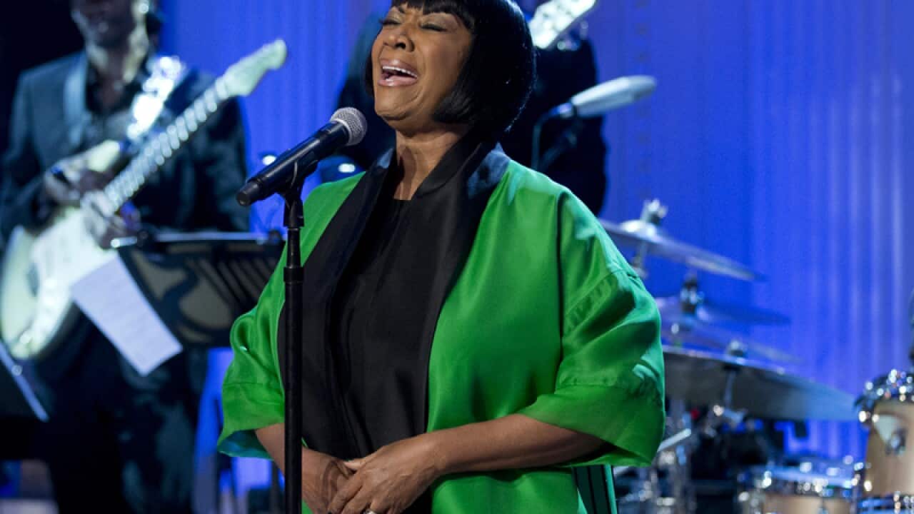 Patti LaBelle sings "Over the Rainbow" at the White House.