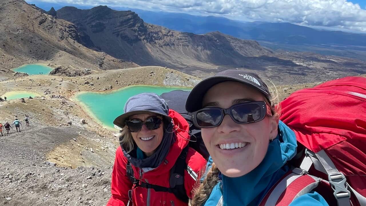 Claudia Southern (L) and her daughter Claudia Southern (R) say they are fond of travelling.