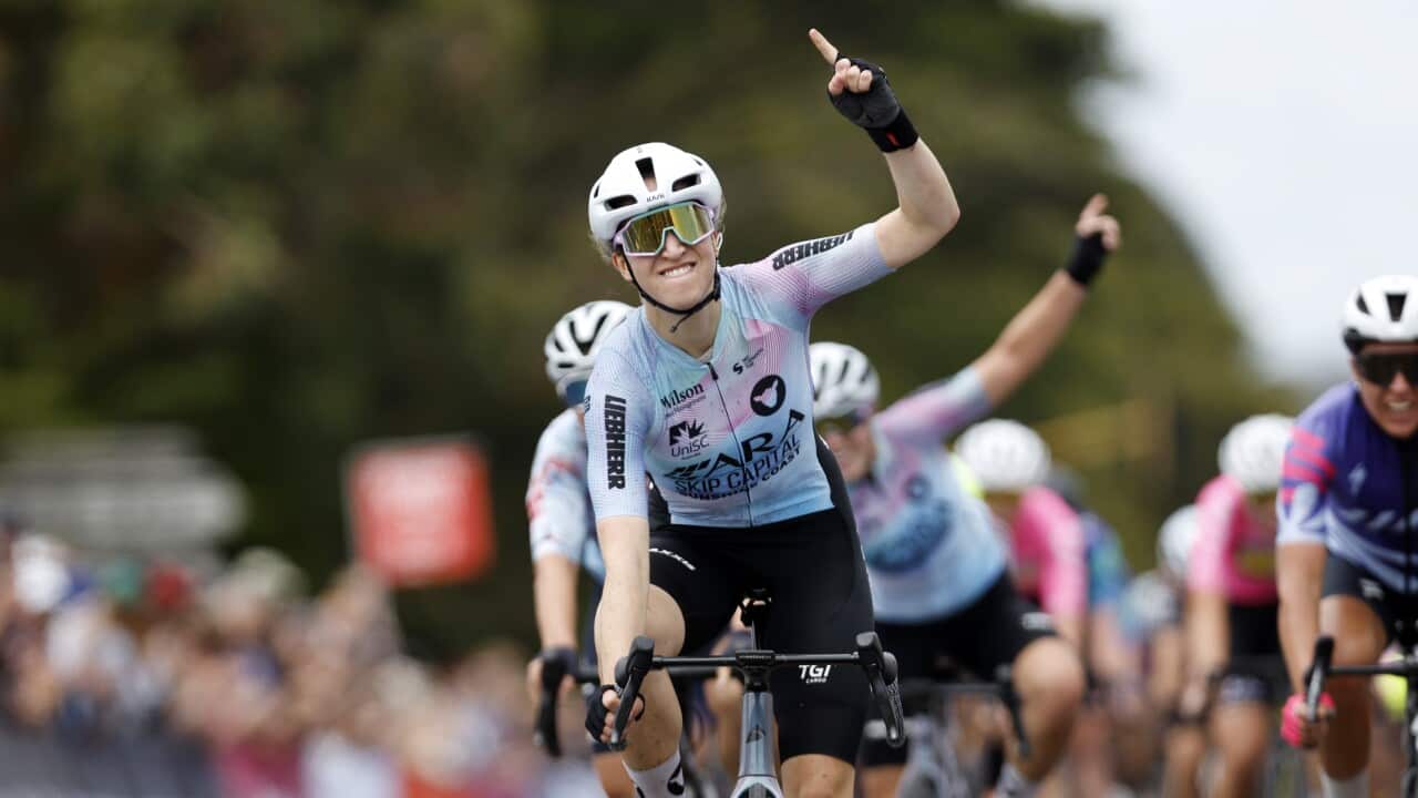 Sophie Edwards wins the 2023 Women's Warrnambool Cycling Classic