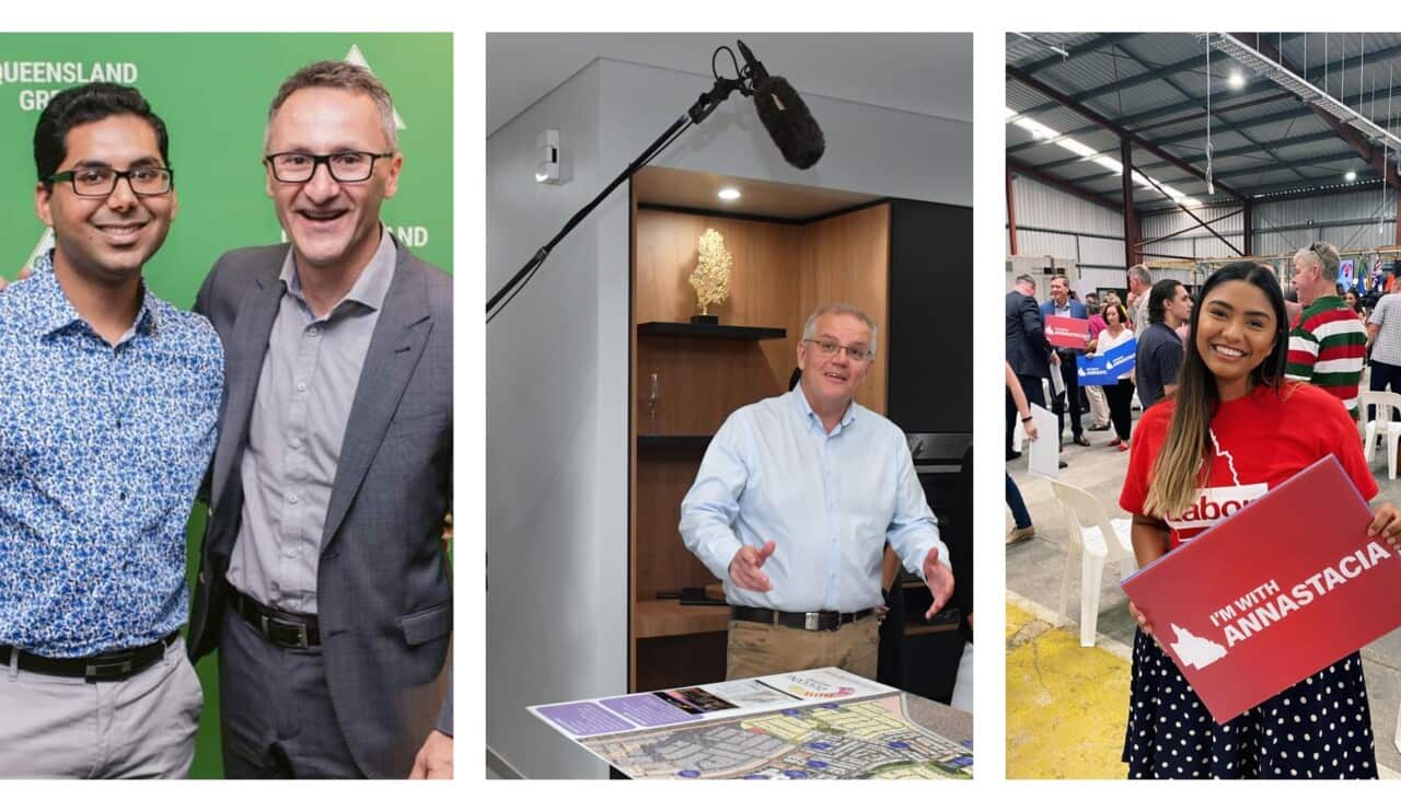 Grassroot political workers like Numan Salik (Top L) and Bismah Asif (Top R) want wider engagement of migrant communities in Australian political system.