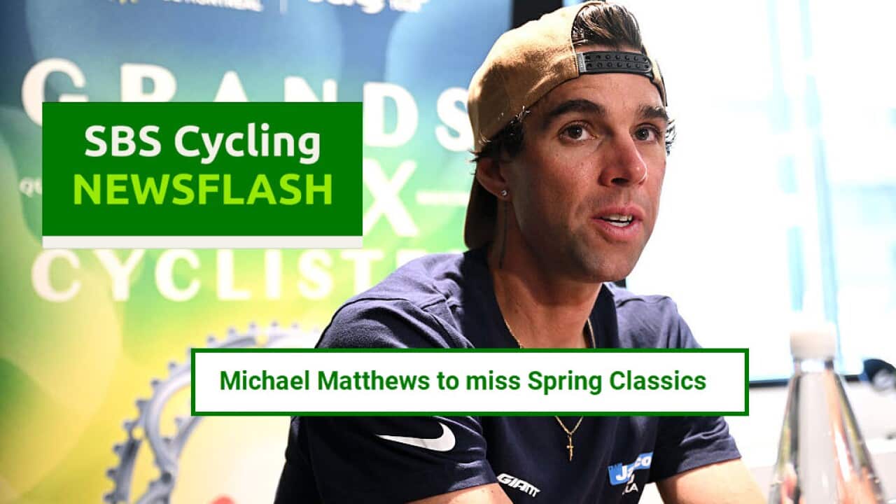 SEPTEMBER 10: Michael Matthews of Australia and Team Jayco AlUla during the press conference prior to the 14th Grand Prix Cycliste de Quebec & Montreal 2025 / #UCIWT / on September 10, 2025 in Quebec City, Quebec. (Photo by Szymon Gruchalski/Getty Images)