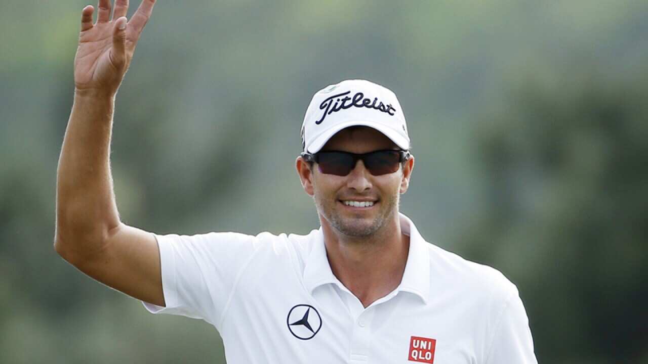 Australian golfer Adam Scott