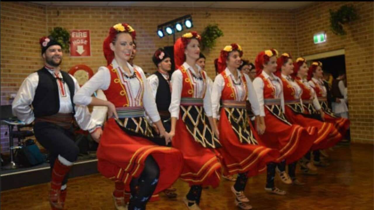 Macedonian dancing