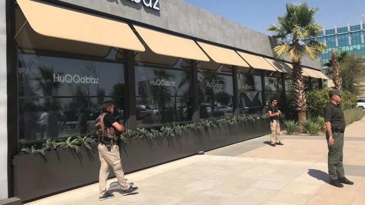 Restaurant where shooting took place, Erbil