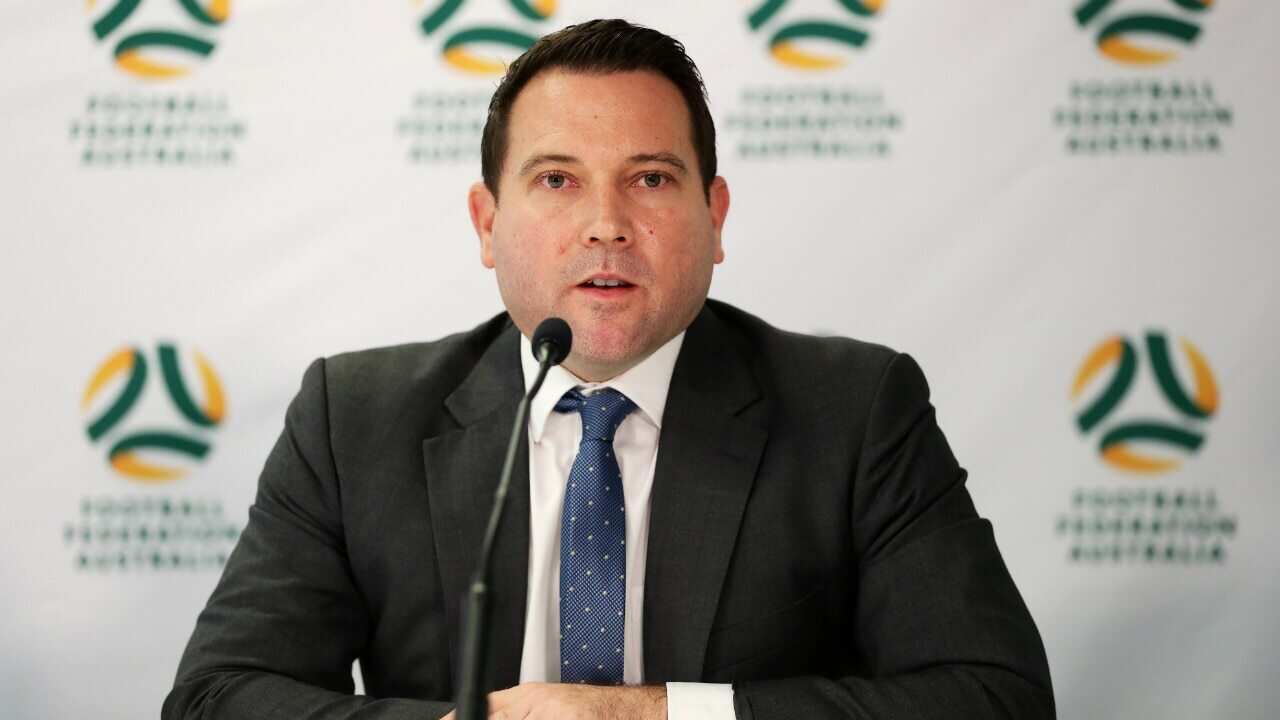 FFA CEO James Johnson addresses the media