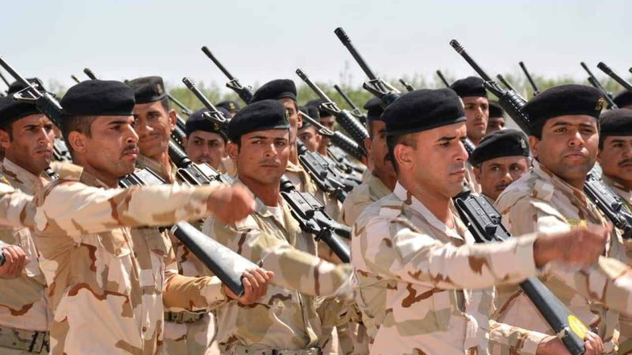 Iraqi soldiers trained by Australia and New Zealand