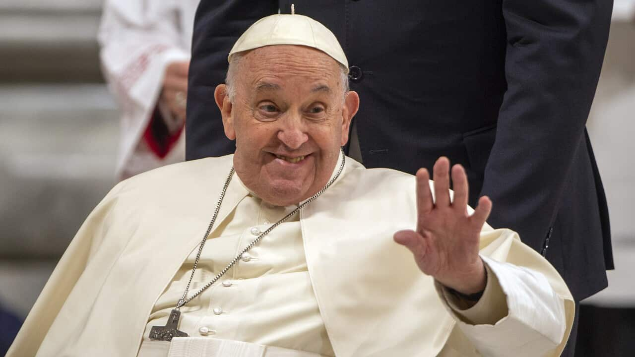 ITALY - POPE FRANCIS  PRESIDES OVER THE EASTER VIGIL CELEBRATION IN ST PETER'S BASILICA AT THE VATICAN  - 2024/3/30