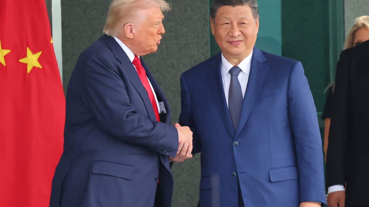 US President Trump hold talks with Chinese President Xi in Busan