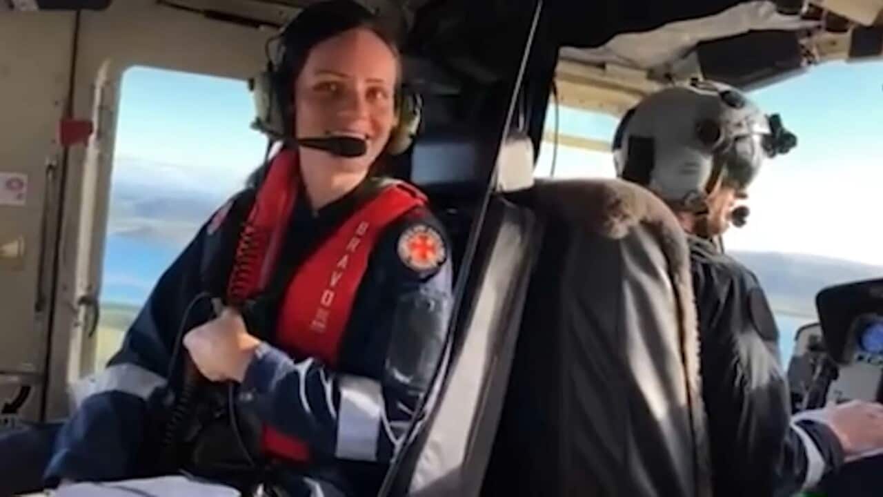 Paramedic Majella Filewood at work
